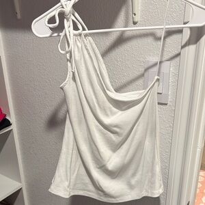 Old Navy White Drape Camisole